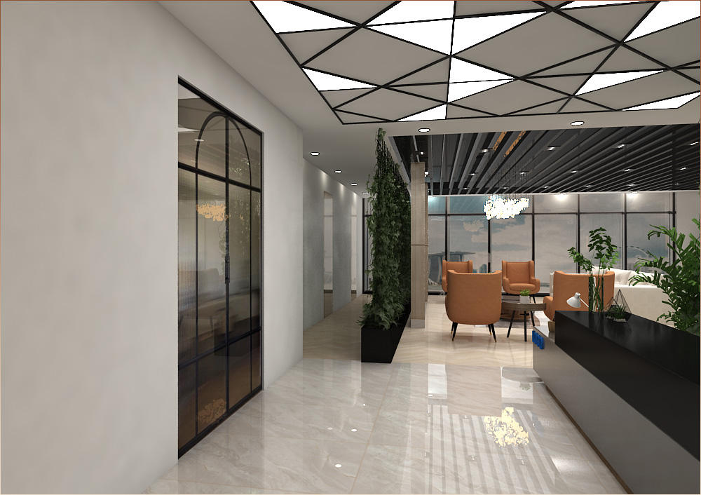 3D Interior Design for Askari Bank of Pakistan-6