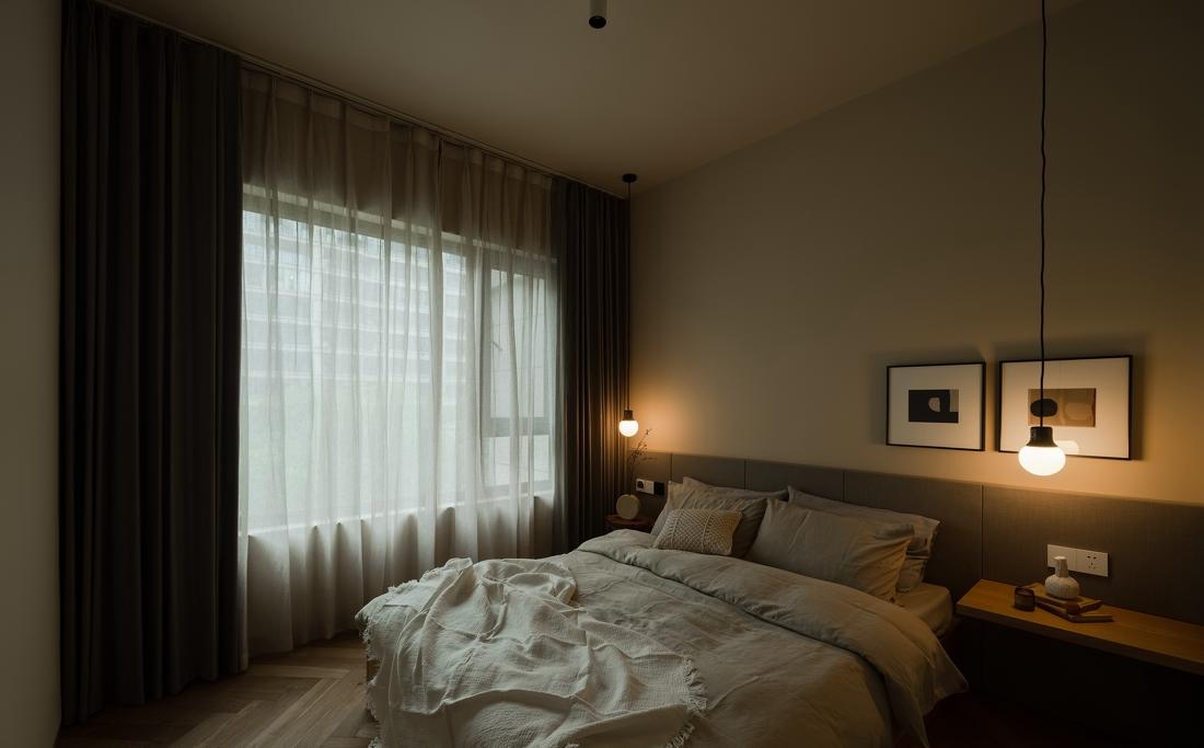 清羽设计丨平层丨松 间 月 影-67