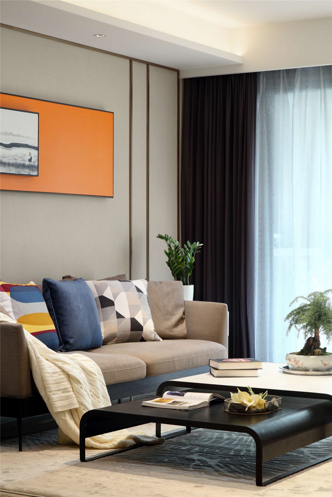 充满现代轻奢风格的居住空间-8