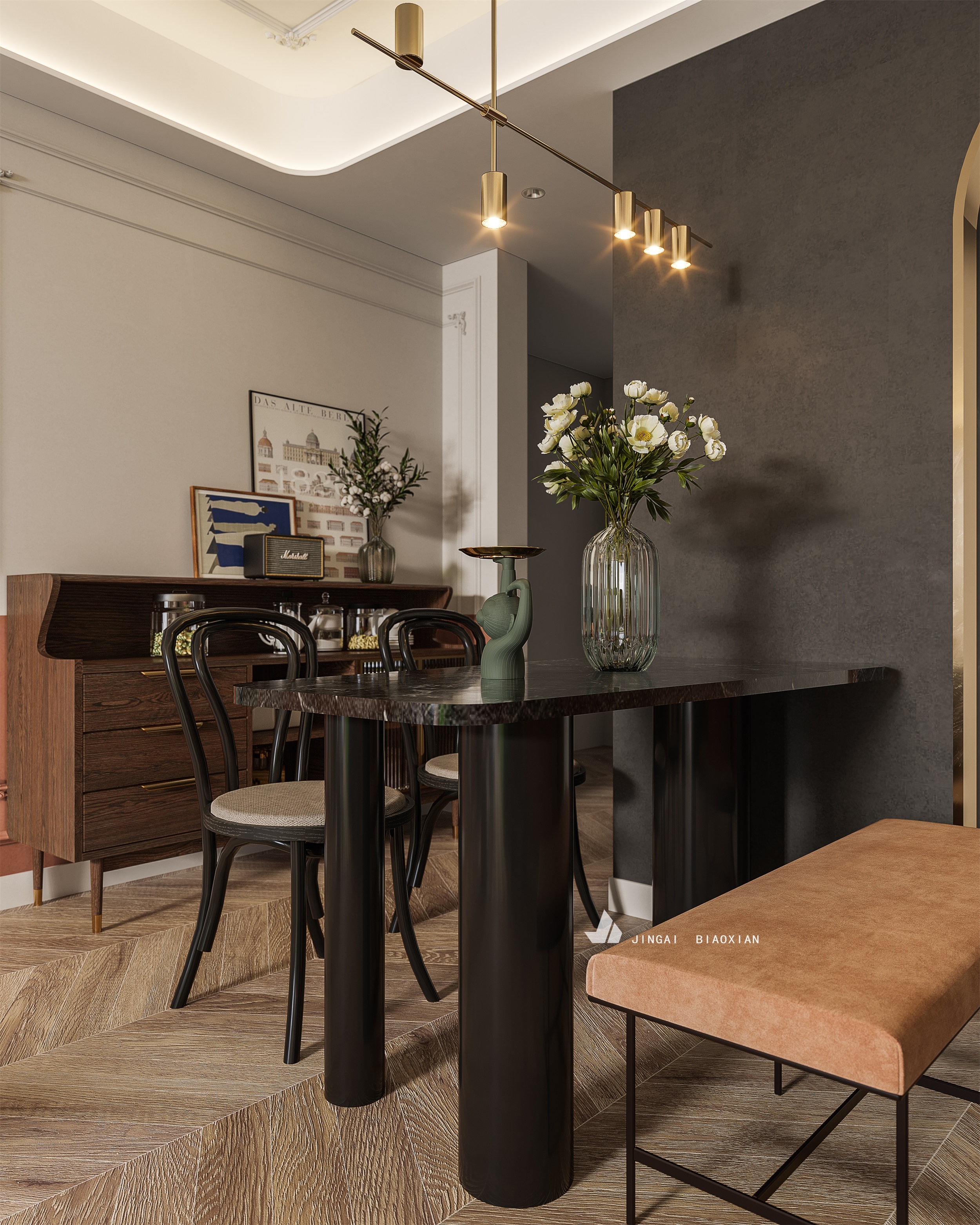 现代简约客餐厅设计案例-66