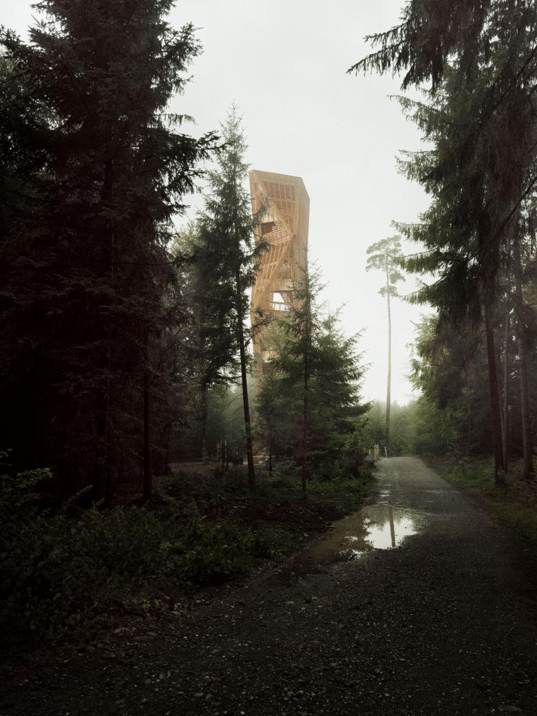 Hardwald 瞭望塔丨瑞士丨Luna Productions-0