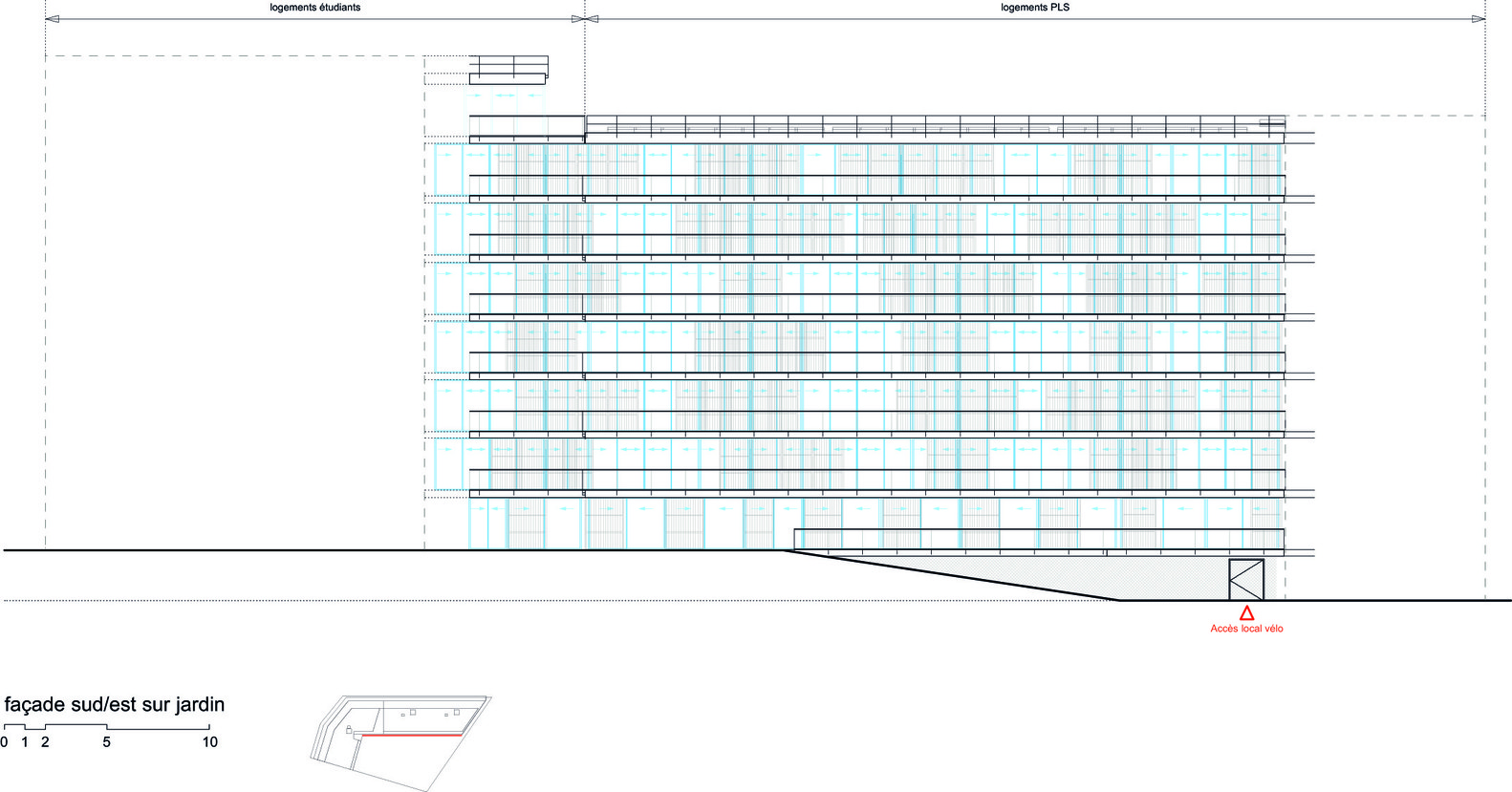 Ourcq Jaures Student - Social Housing Lacaton - Vassal-75