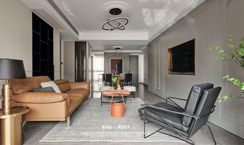 苏河鼎城 165㎡现代法式丨一道设计-13