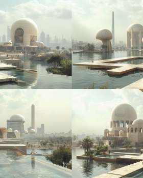 Baghdad Architecture Concept - 3D Visulization