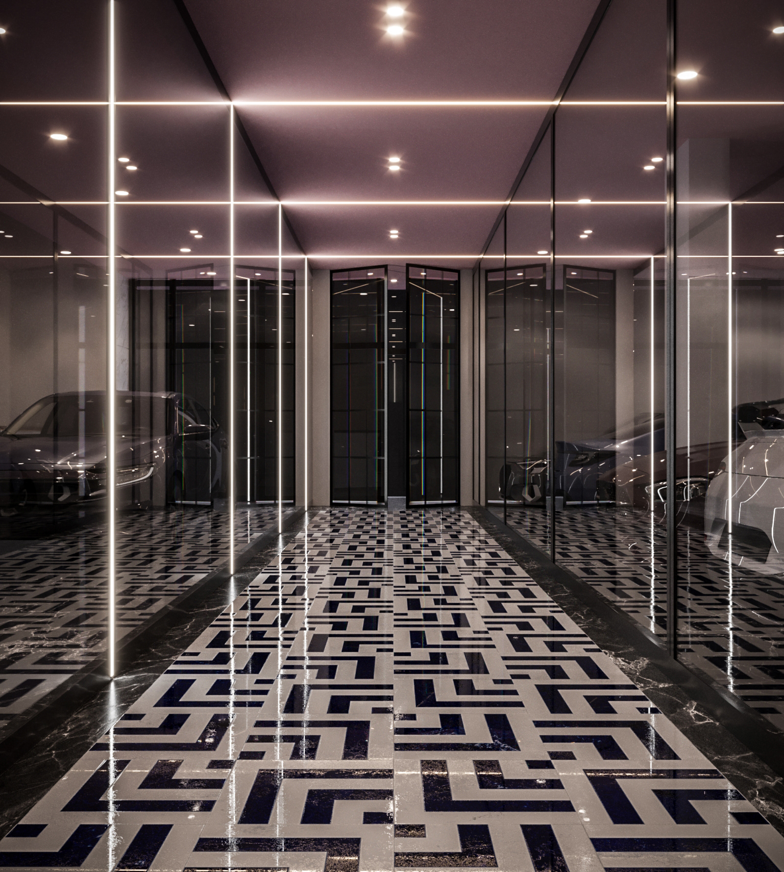 Contemporary Entrance Design || Beirut, Lebanon-2