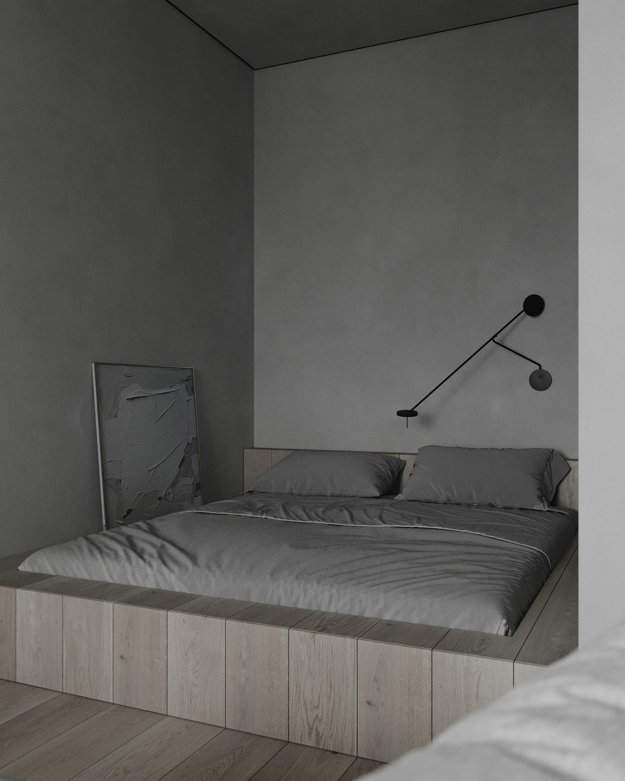 高级灰色系小空间公寓设计-11