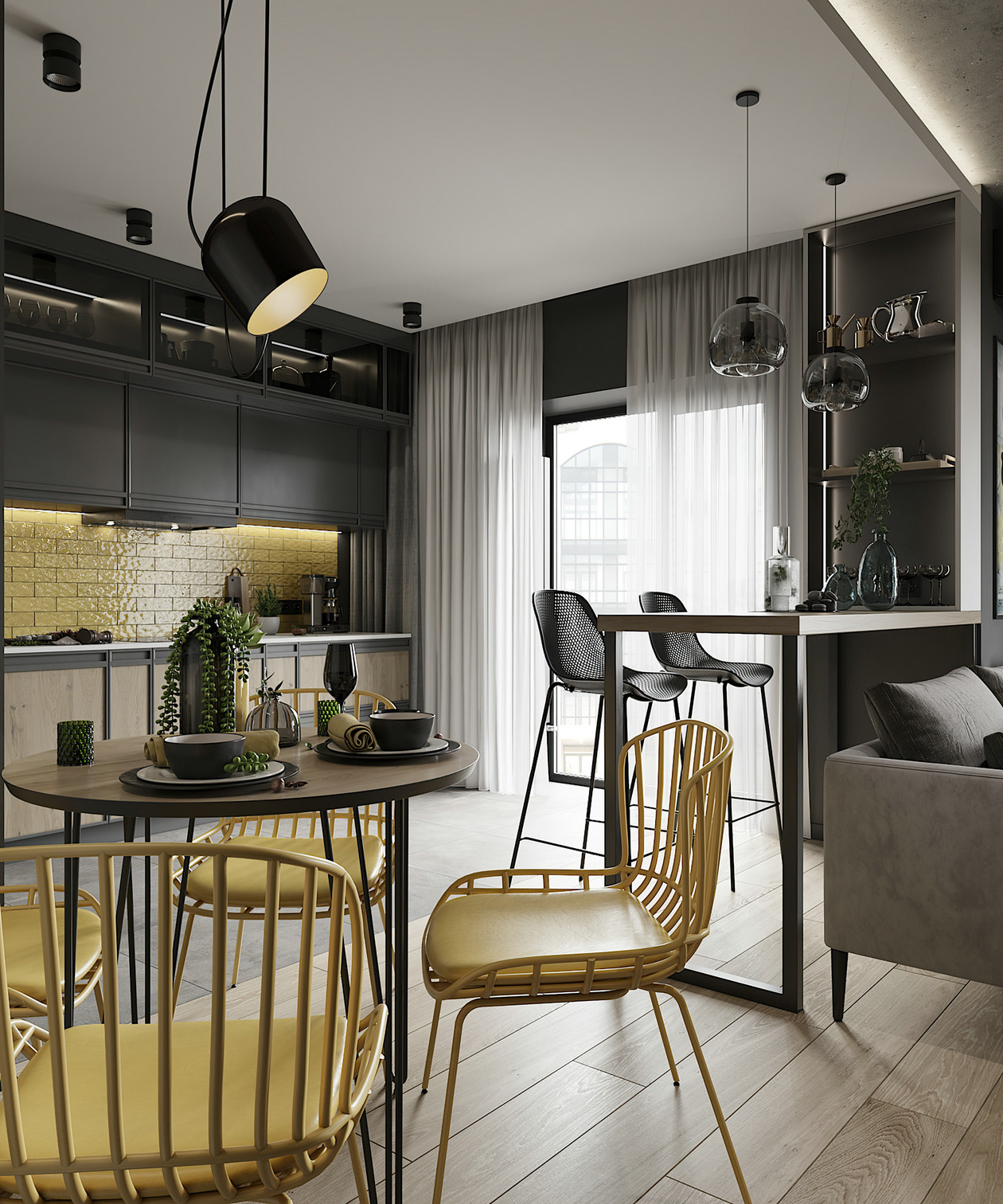 高级灰色系空间设计-10