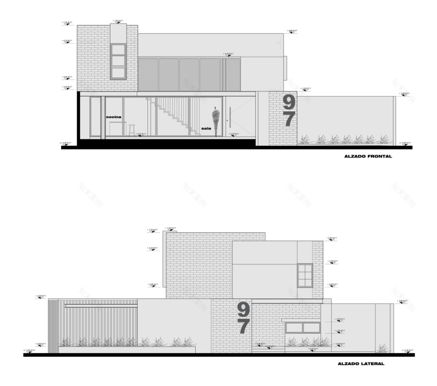 墨西哥 97 号住宅 | 工业风与自然元素的完美融合-19