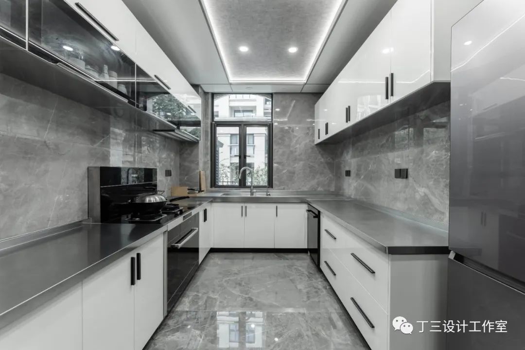 杭州凯文杭庄现代风格联排别墅设计丨中国杭州丨丁三设计工作室-38