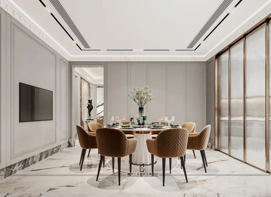广东惠州法式轻奢别墅私宅设计丨中国惠州丨嘉木汇成(JMHC)-23