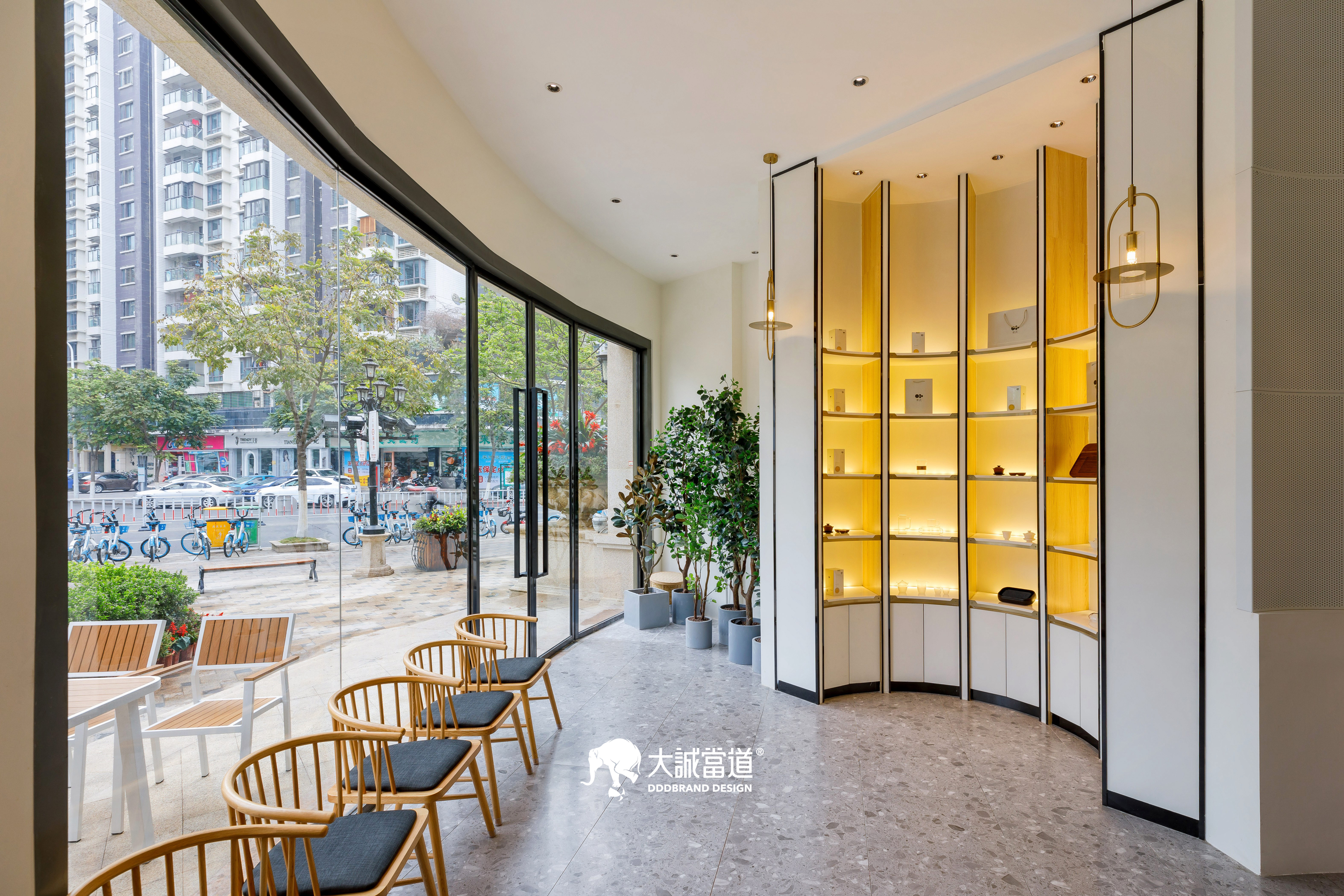 大诚当道空间设计丨芳式,改变喝茶的方式-10