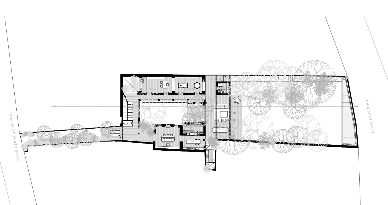 墨西哥城圣安吉尔住宅区扩建住宅-60