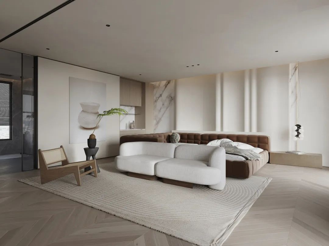 侘寂现代风 · 回归自然的城市住宅设计丨红柏设计-46