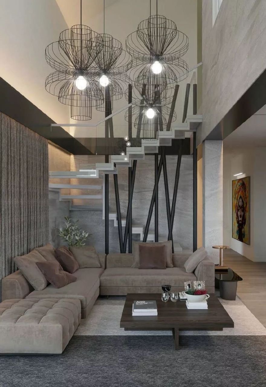 现代奢华住宅设计,精致多变、色泽温馨柔和-15