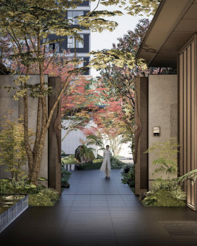 成都龙湖示范区景观SU模型