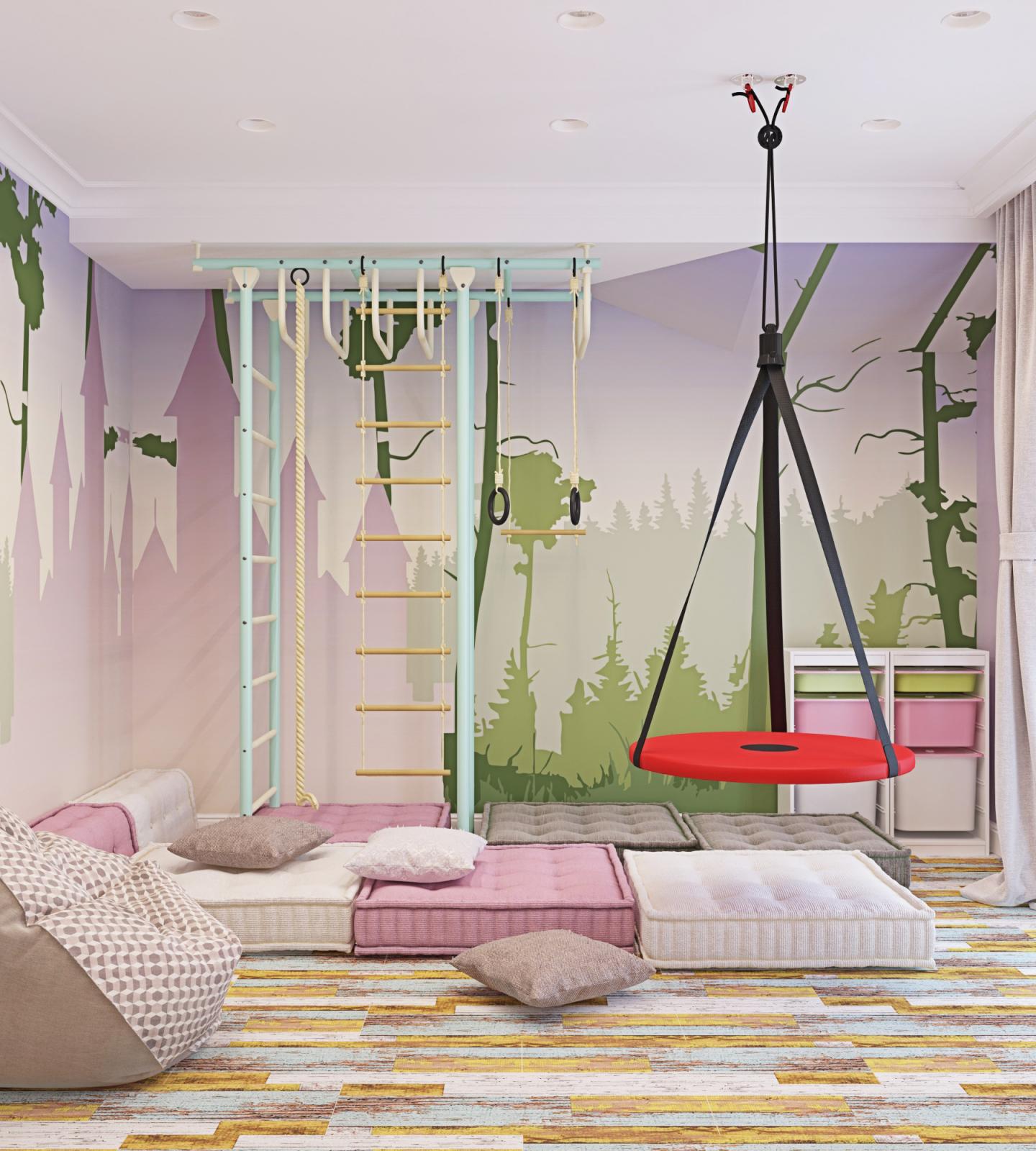 多种方案的游戏室设计丨俄罗斯莫斯科丨dizain  master（Дизайн Мастер）-23