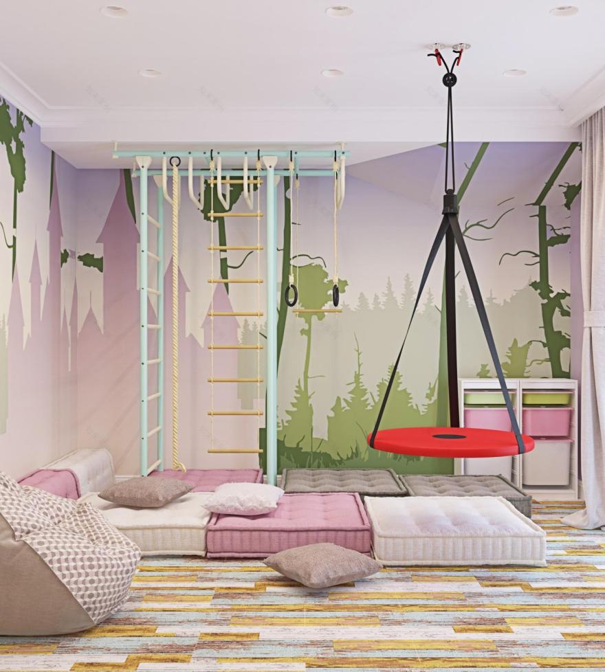 多种方案的游戏室设计丨俄罗斯莫斯科丨dizain master(Дизайн Мастер)-23