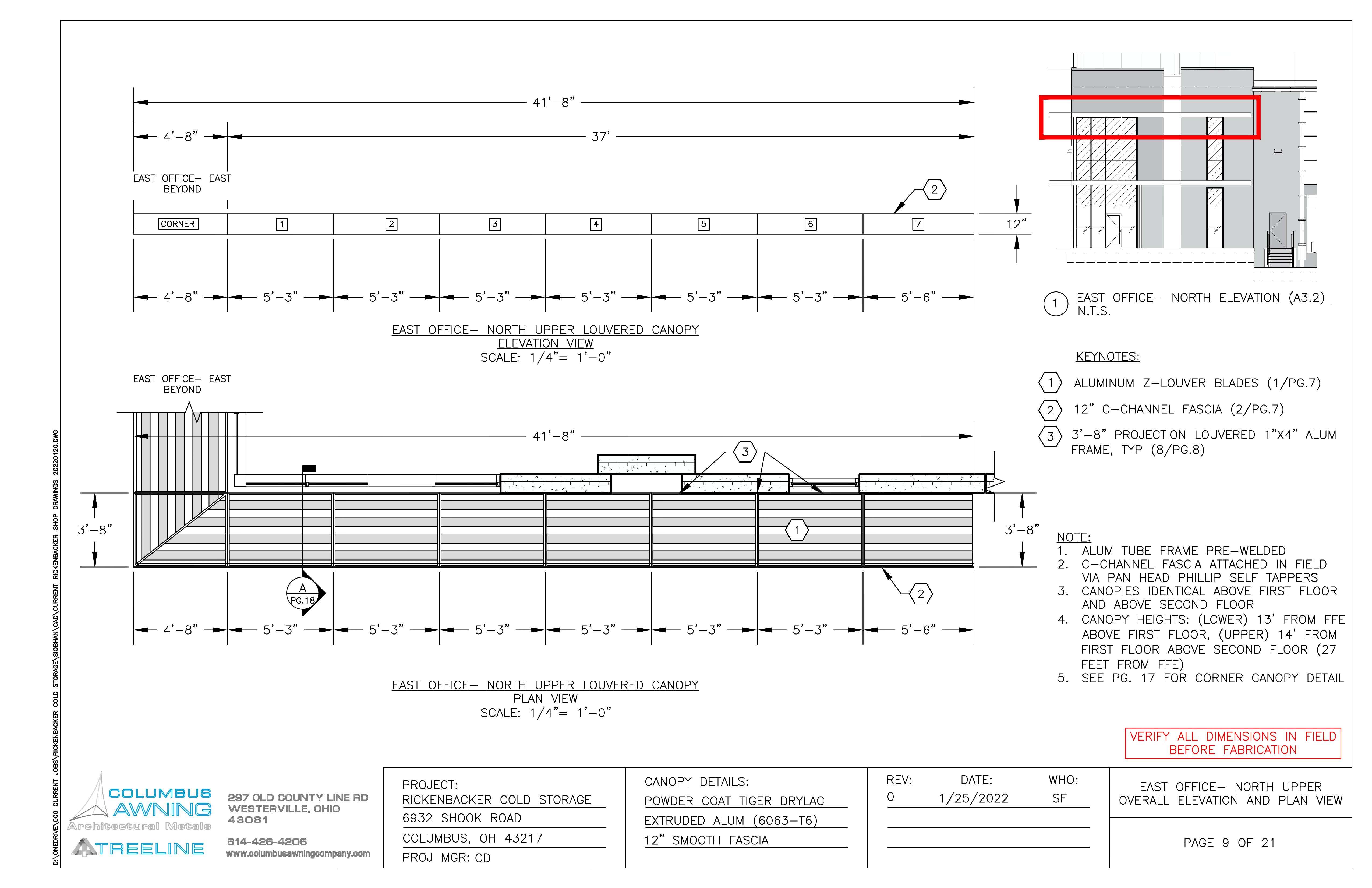 Cantilevered Canopy Project- Rickenbacker Cold Storage-8