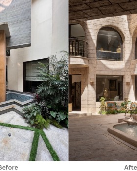 爱情之泉庭院丨印度新德里丨MOFA Studio