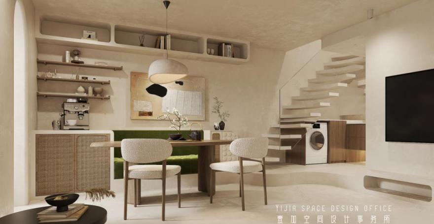 力源里暖色系小居设计-4