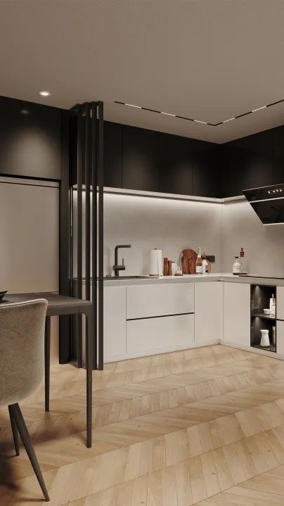 设想有一种酷|『都市青年』黑白灰的极致精简空间-29