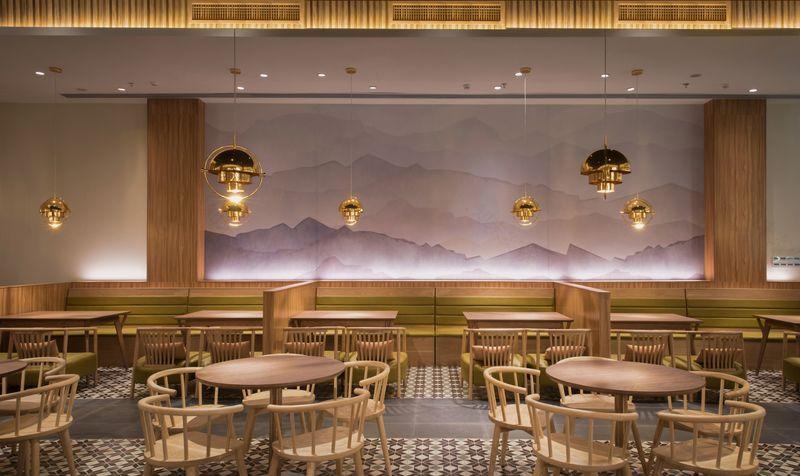 广州百悦百泰养老餐厅——温馨自然的中式养生空间-20