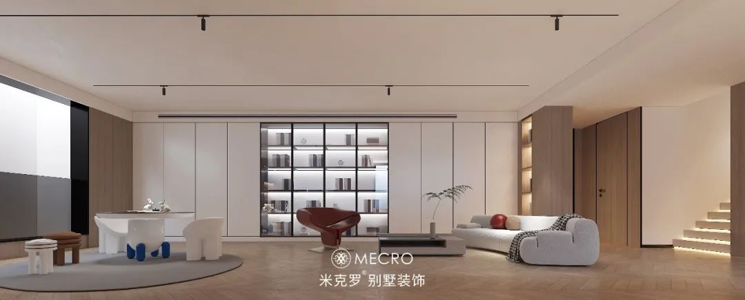 融湖雅墅现代简约别墅设计丨米克罗 Design-37