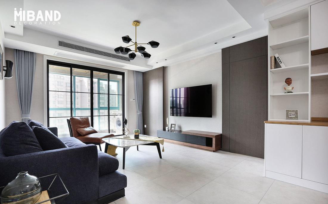 米邦装饰平层案例 | 老房翻新变身时尚两居-8