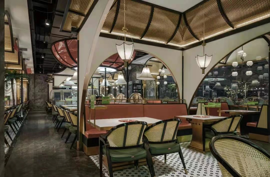 时尚养生餐饮空间设计案例-3