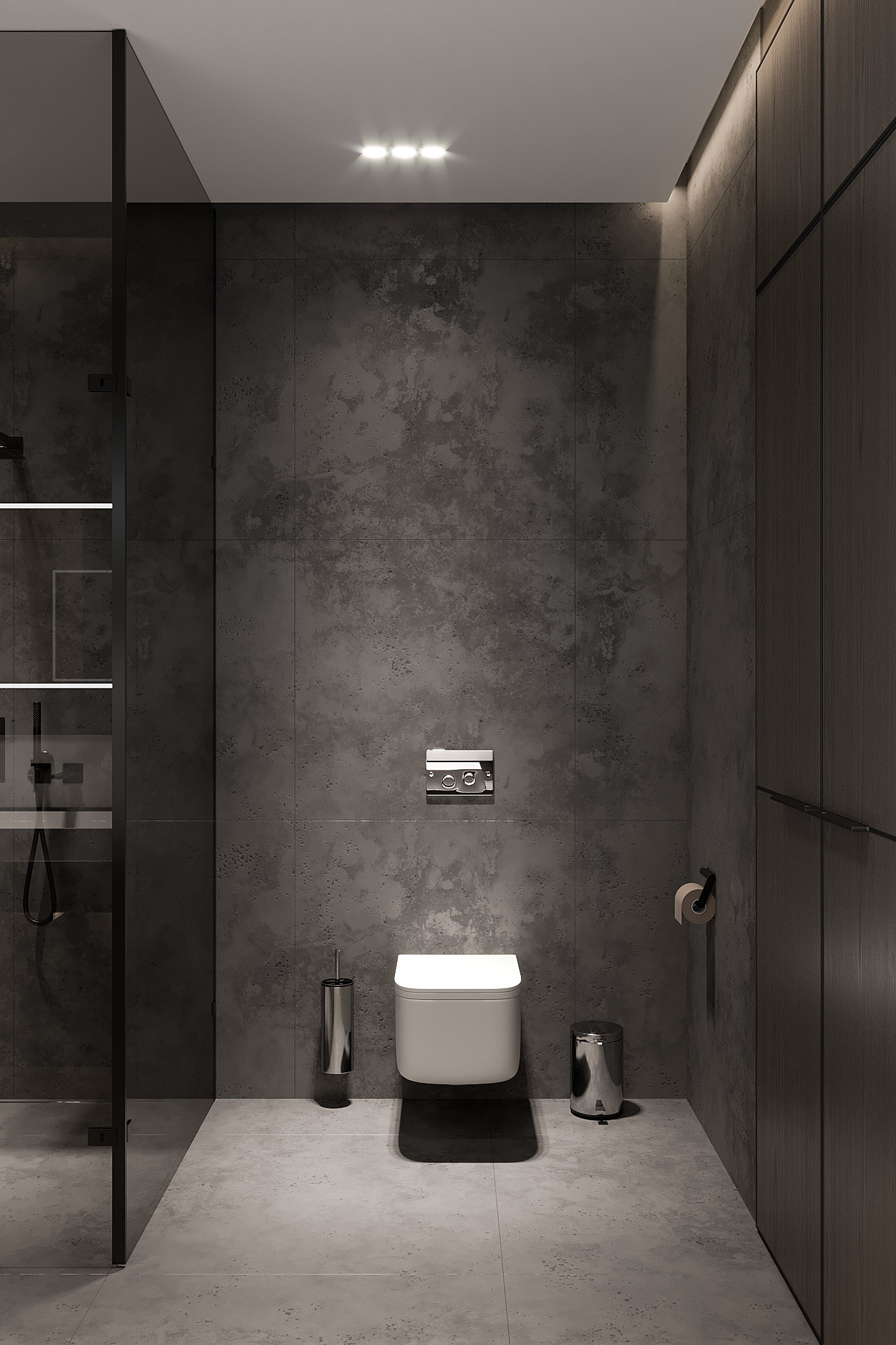 高级黑+简洁白 温和纯粹，回归空间的素净情怀-31