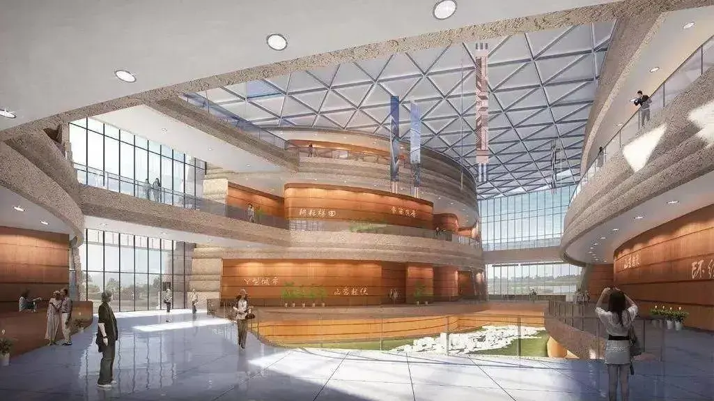 吕梁市展示馆 | 三山环抱,三川环绕的立体城市画卷-27