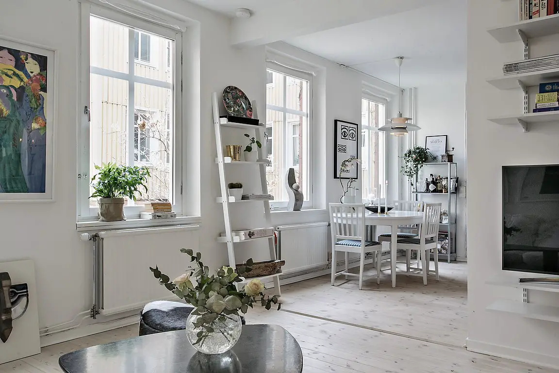 黑白时尚小户型，尽享悠然夏日-4