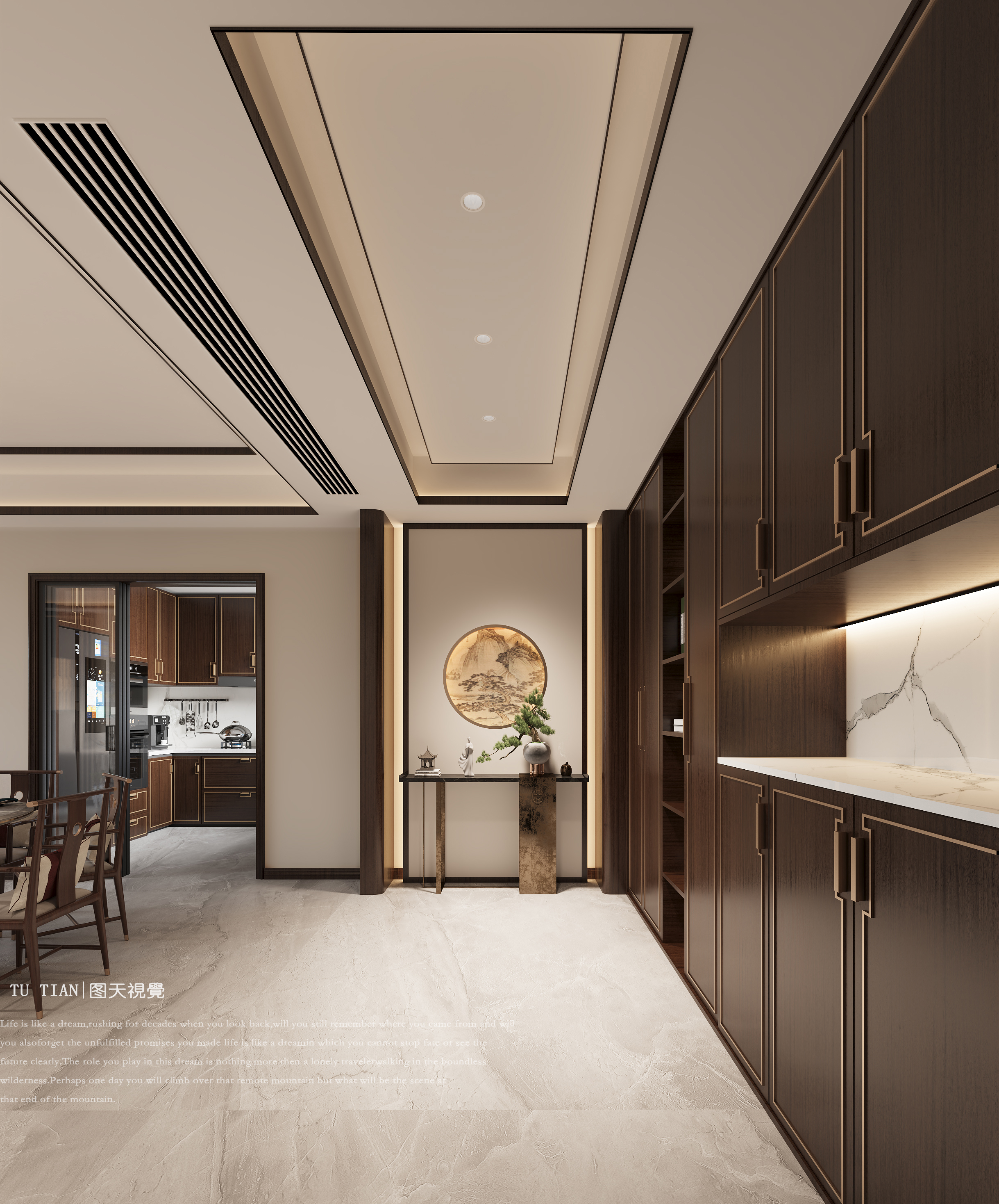 新中式风格 ~ 木韵东方 诗意归家-3