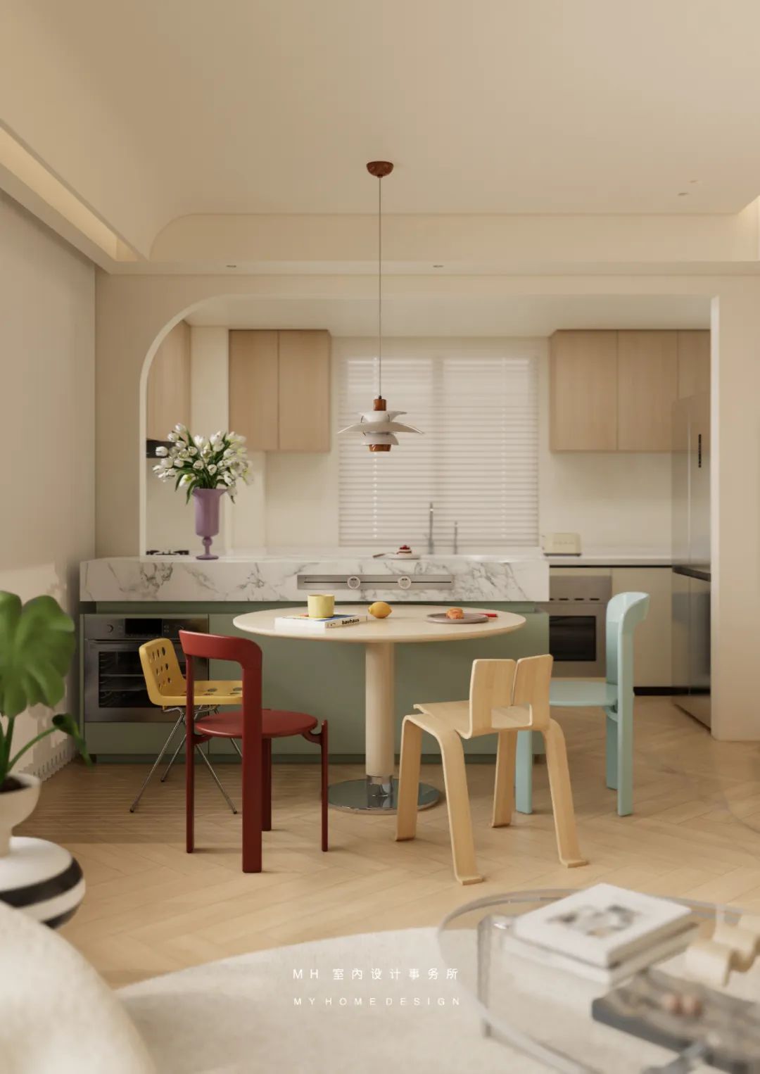 【首发】MH设计新作：生活主旋律▏奶油简约风-37