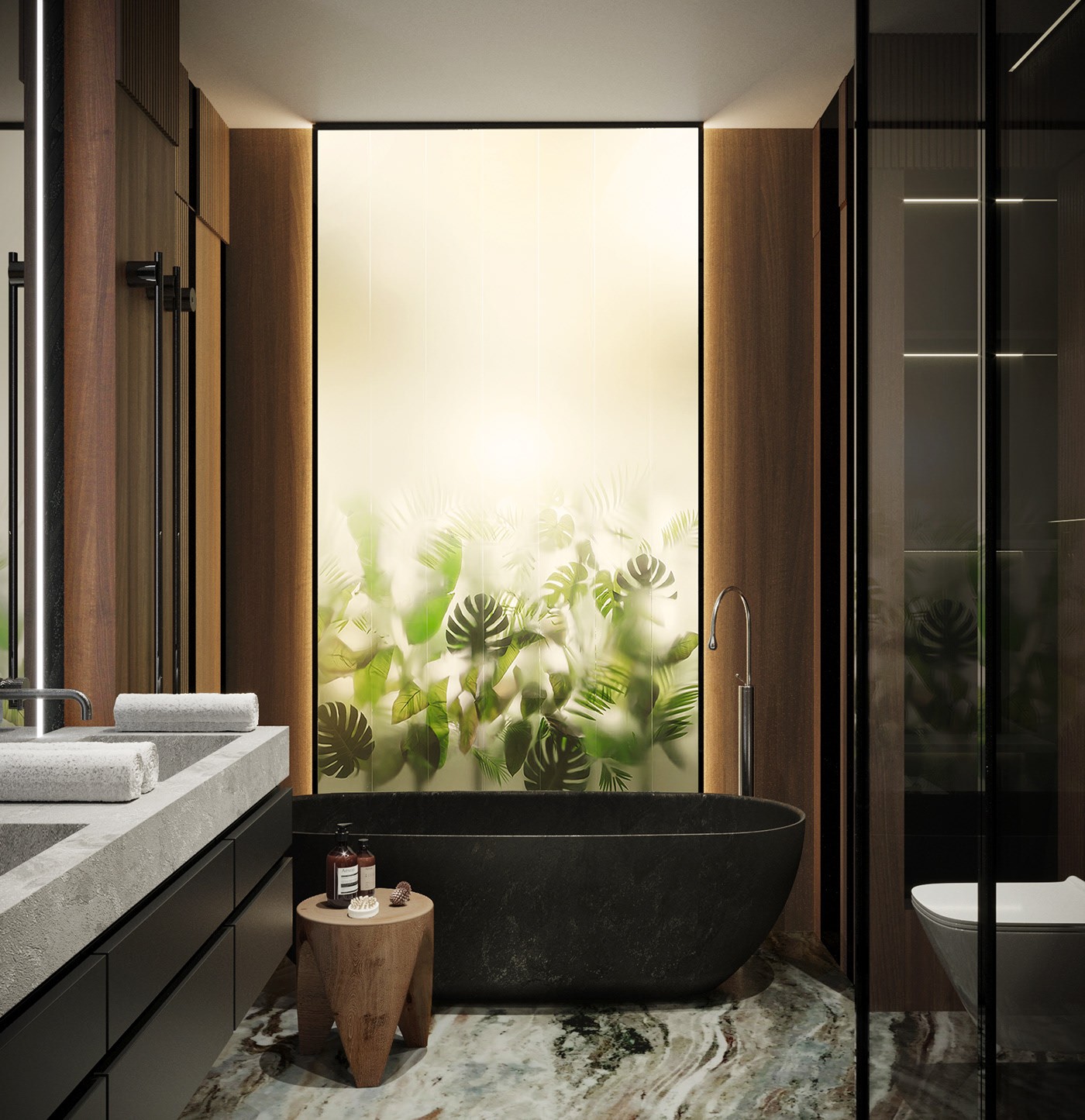 深色现代高级感空间  低调高级！-12