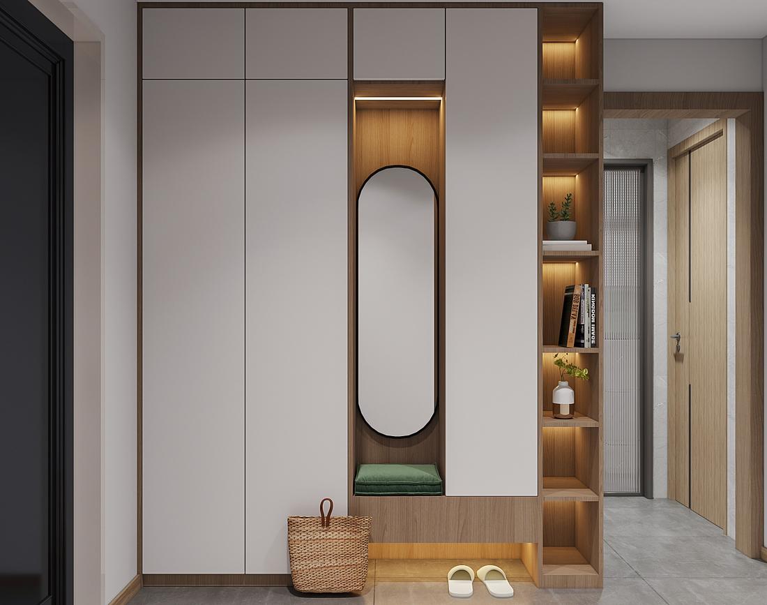 日式原木与白的暖风徐徐之家-0