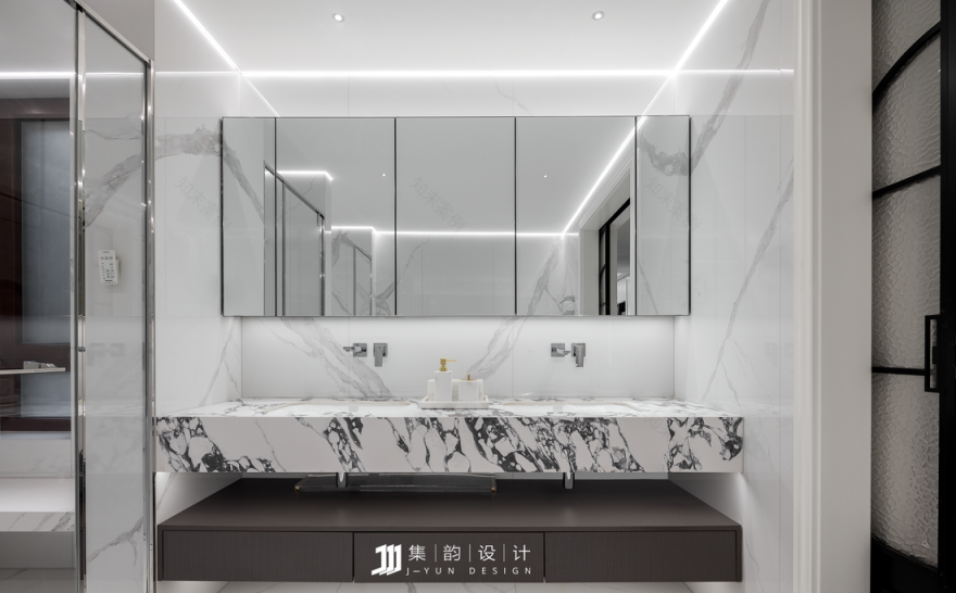 西安曲江紫汀苑私宅设计丨中国西安丨集韵设计-51