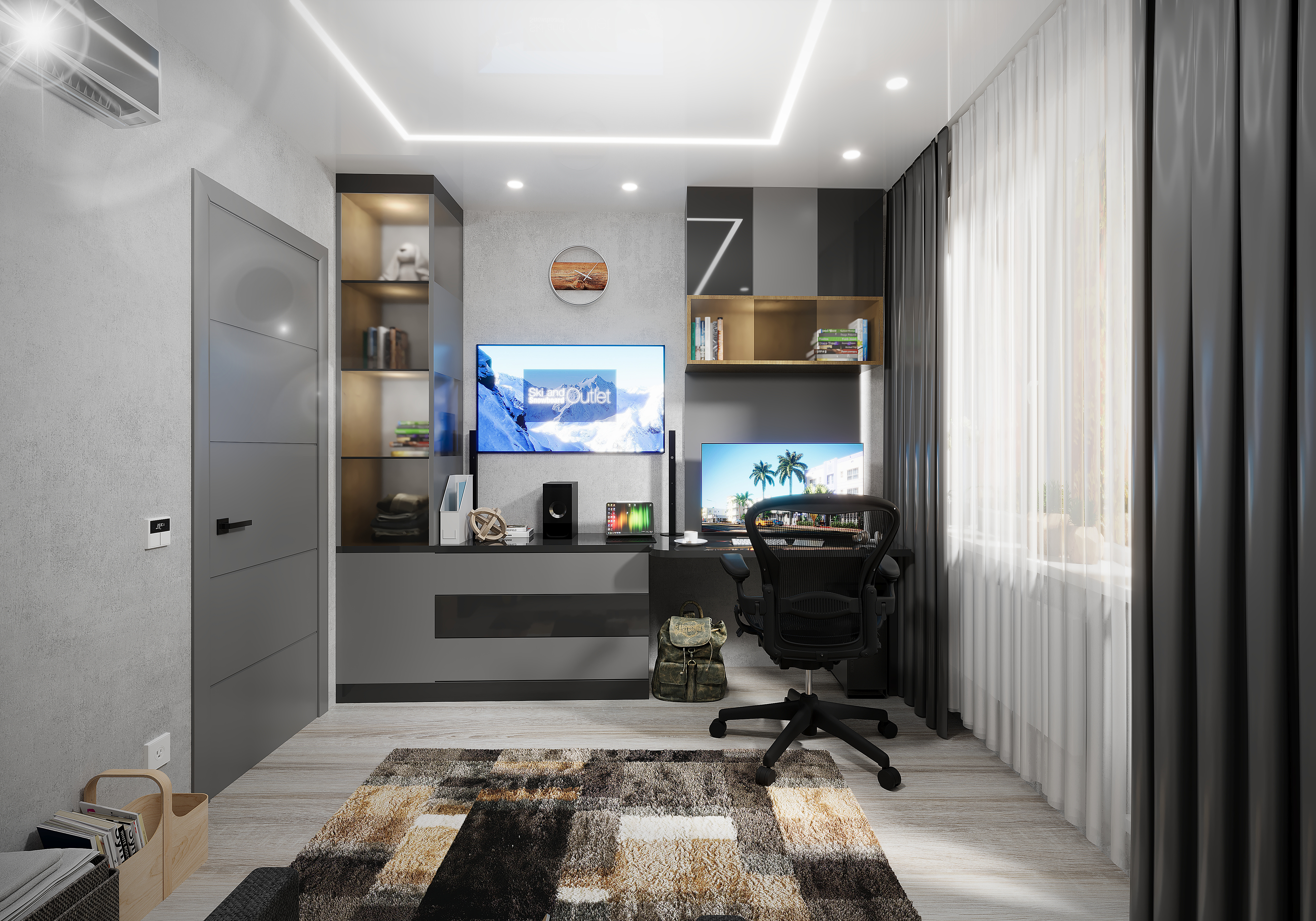 儿童房设计概念丨俄罗斯莫斯科丨Michail Koznev-9