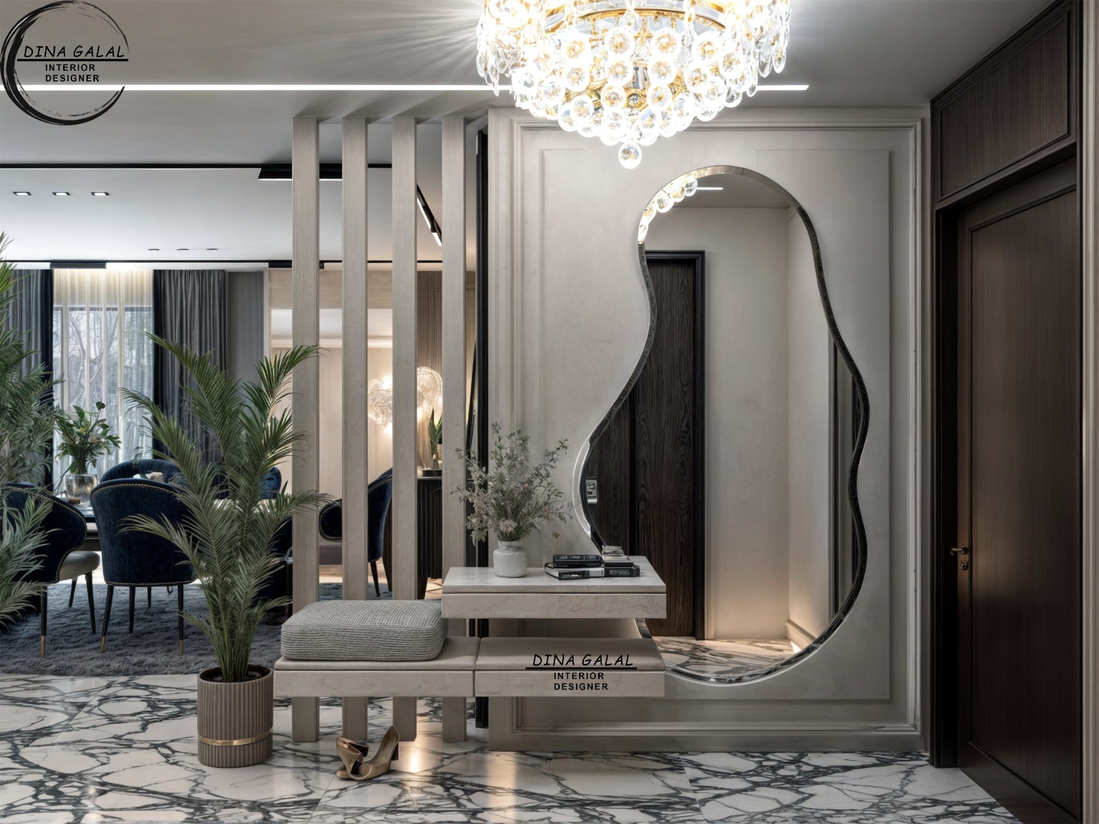 New Cairo capital /neoclassical reception-5