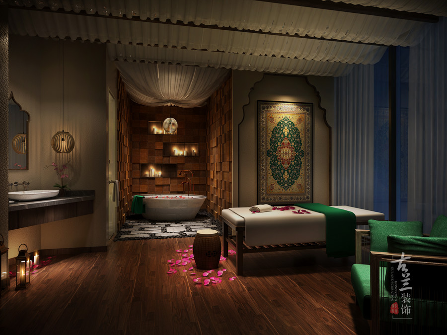 罗拉美容院设计_成都美容院装修成都新中式美容院设计公司-5