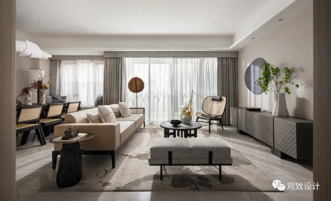 观致设计 | 中山映月台样板间：山水雅韵，淡墨写意-24