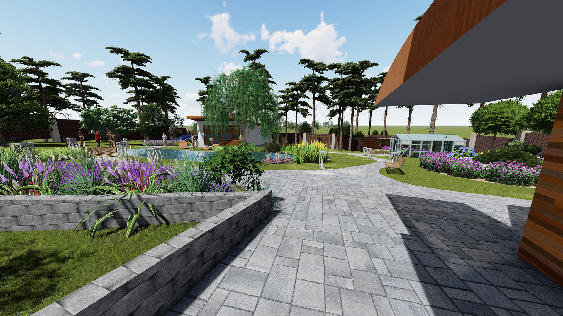 郊区房屋美化与绿化项目-25