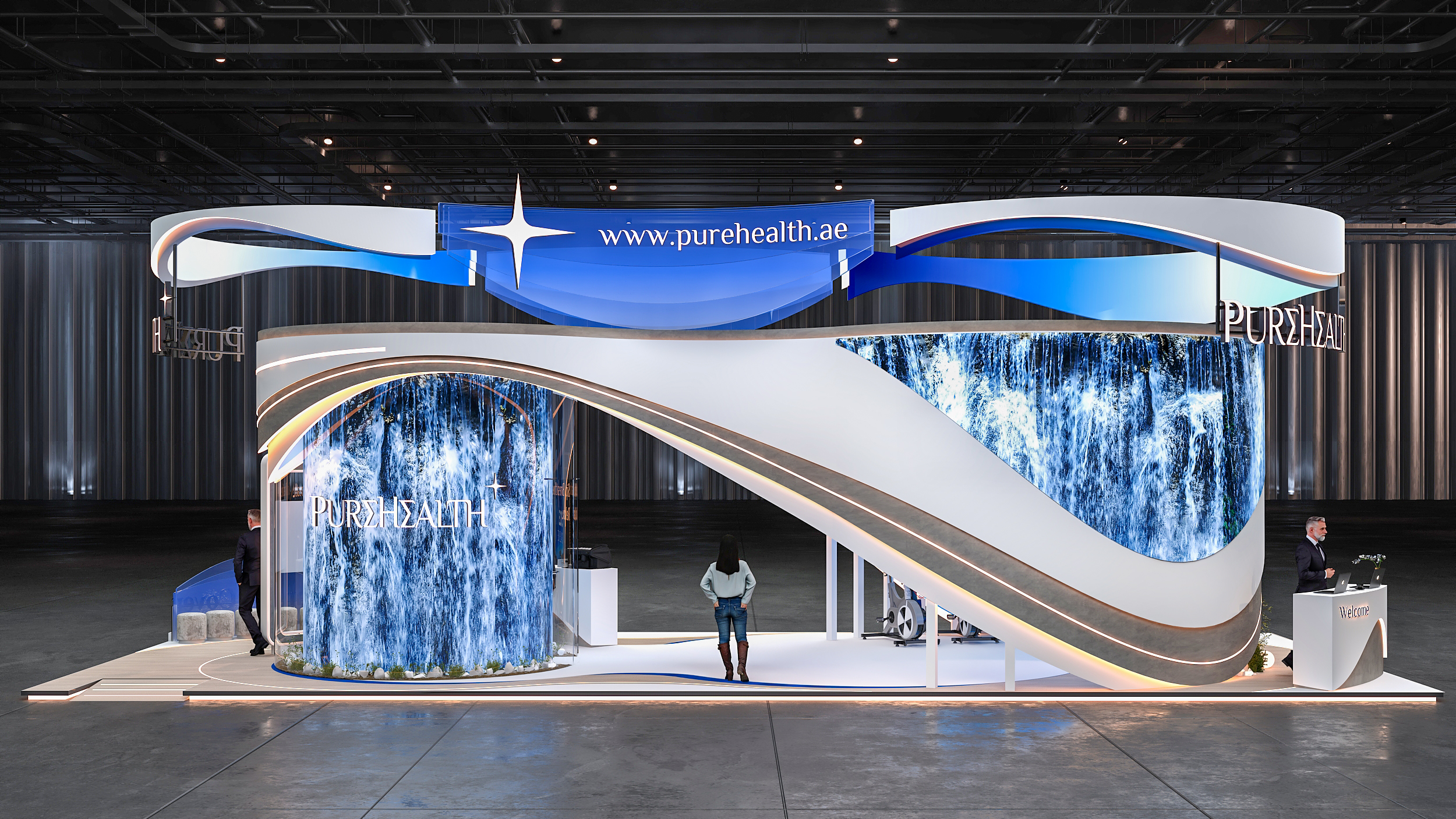 Pure Health  WHX Tech展会展位设计丨未明确提及-2