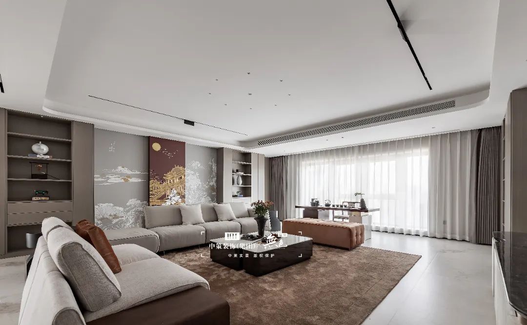 轻奢与古风 · 同款户型的个性解读丨中策装饰-44