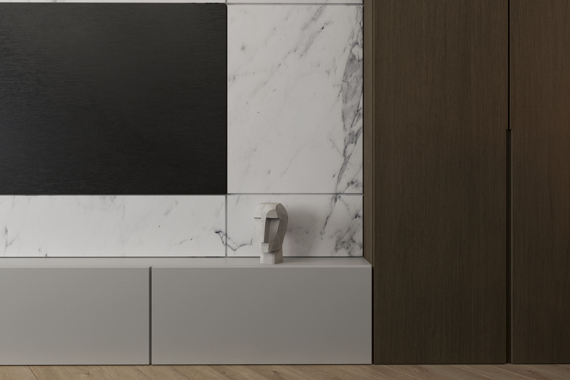 客厅餐厅（在一些房屋布局中，将客厅和餐厅打通成一个空间时的称呼） 丨Artavazd Samsonyan-12