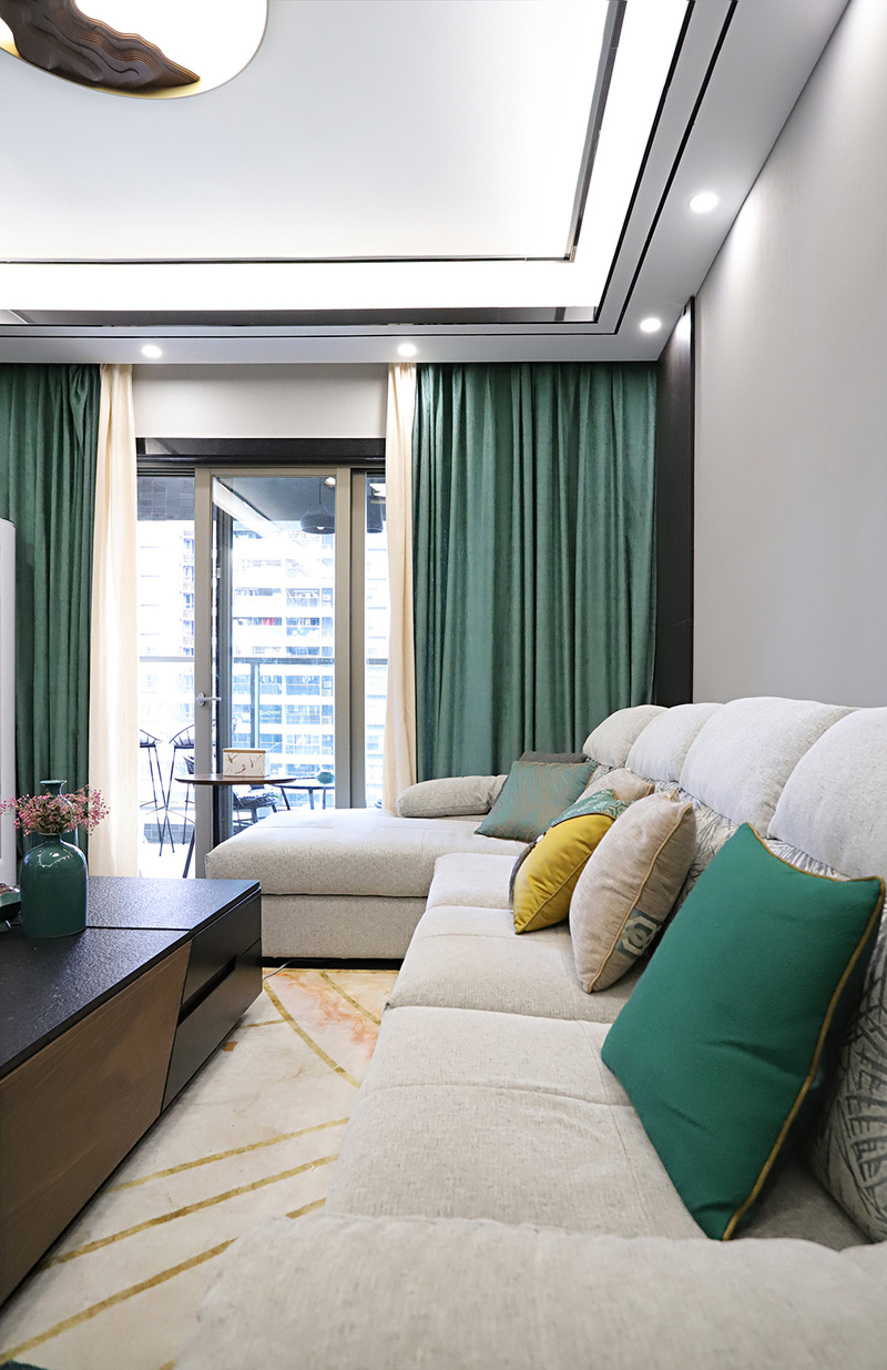 深圳东岭100㎡中式混搭绿意空间-19