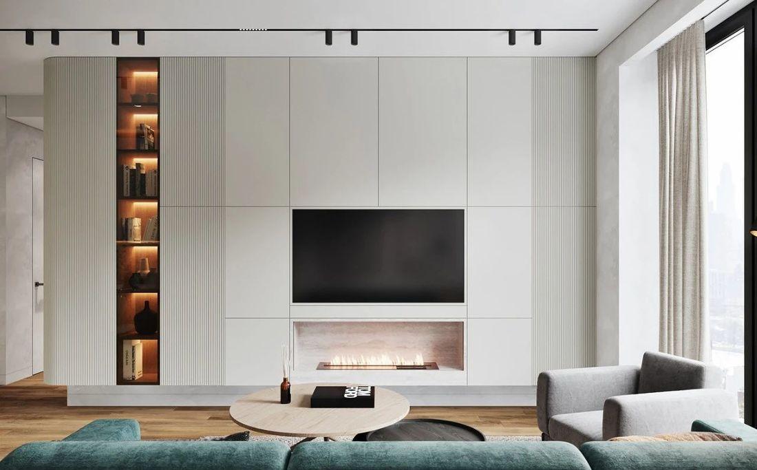 顾念安 88㎡现代素雅家居设计，简约中见精致-2