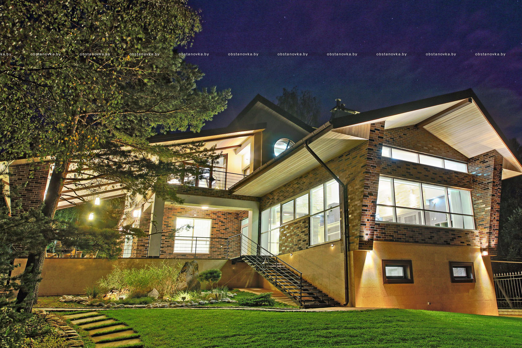 Дом у озера（湖边的房子）丨GOarchitect,Павел Горбацевич-10