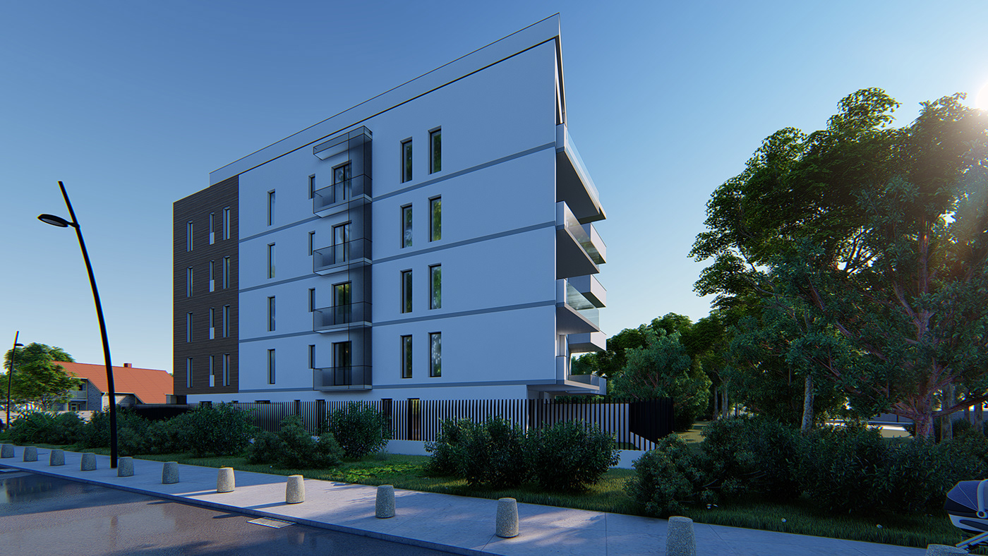 Anastasiya Gushchina丨公寓建筑丨Residential Building Render-0