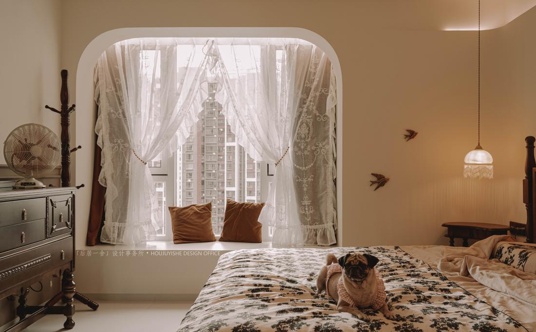 复古风情家居设计丨中山设计-69